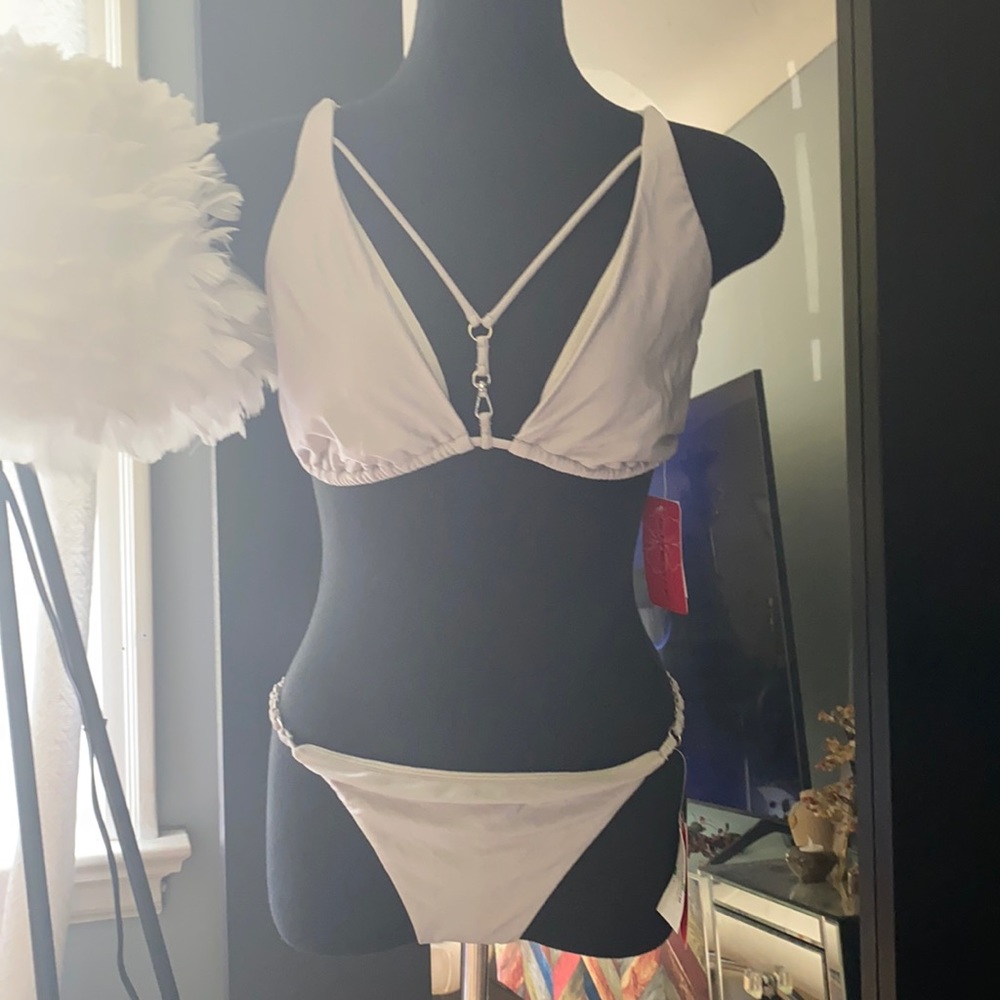 Silver bikini